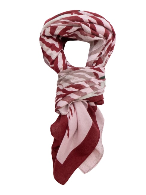 LIUJO ZEBRA Foulard con stampa all over lampone - Sciarpe