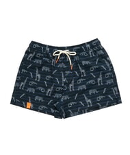 SUN68 BIG PRINT Costume uomo da mare navy blue/bianco - Costumi da bagno Uomo - 1