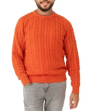 SUN68 VINTAGE Maglione girocollo a trecce - Maglie Uomo