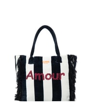 SUN68 FANCY SPONGE ALLOVER Borsa mare a spalla in canvas - Borse Donna