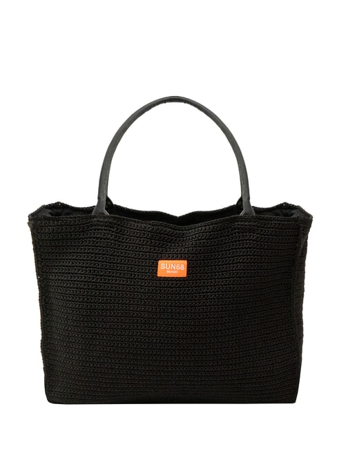 SUN68 TWIST Borsa mare a spalla nero - Borse Donna