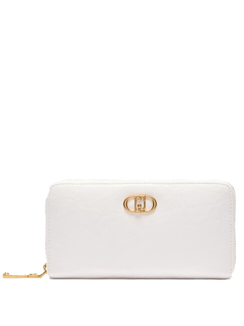 LIUJO LAPUFFY Portafoglio zip around OFFWHITE - Portafogli Donna