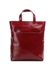 PIQUADRO CAMPIONARIO - BLUE SQUARE Cartella verticale in pelle, pc 14" - Cartelle Lavoro