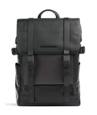 PIQUADRO CAMPIONARIO - DAVID Zaino porta pc 15.6"pochette removibile Nero - Zaini da lavoro porta PC - 1