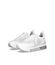LIUJO MAXI WONDER 01 Sneakers in pelle e mesh white - Scarpe Donna - 1