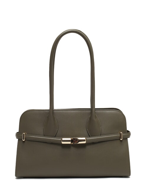 FURLA GOCCIA Borsa a spalla piccola in pelle sage - Borse Donna