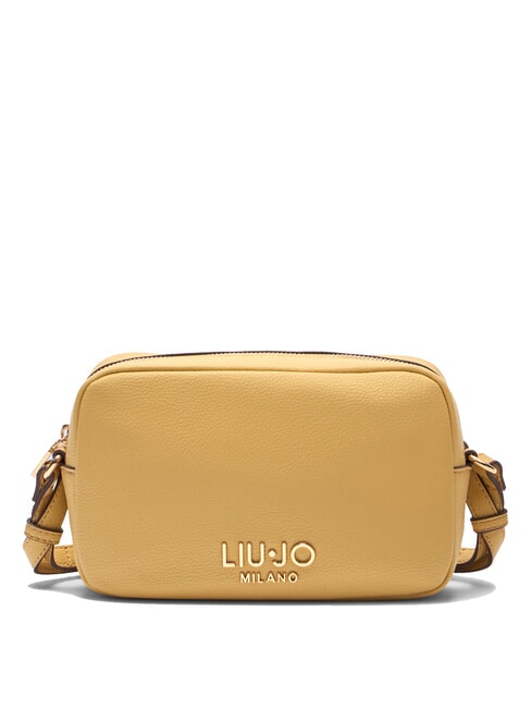 LIUJO EVRIM Borsa camera case con borchiette cream gold - Borse Donna