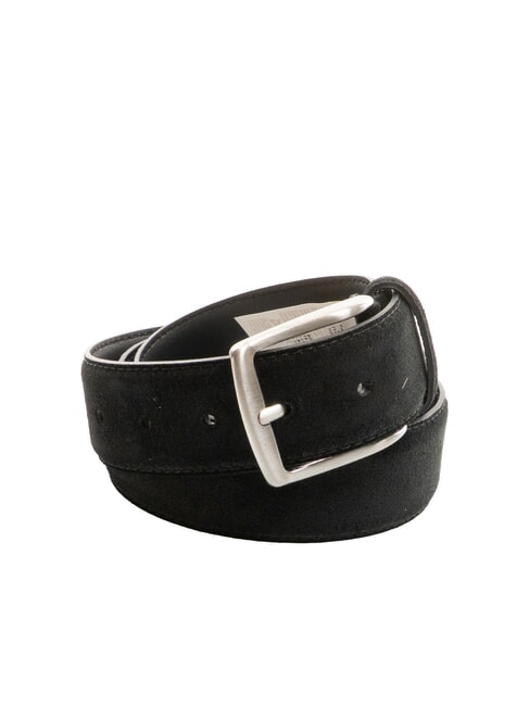 TIMBERLAND CASUAL Cintura in pelle suede accorciabile black - Cinture