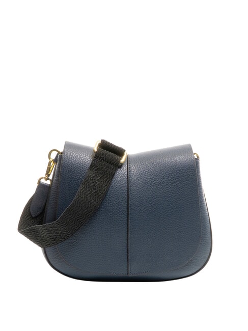 GIANNI CHIARINI HELENA ROUND Borsa in pelle con doppia tracolla BLU NAVY - Borse Donna