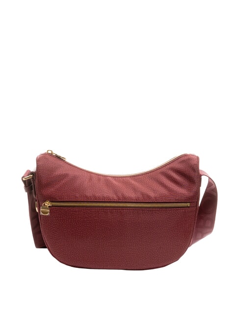 BORBONESE LUNA BAG SMALL ECO LINE Sacca con tracolla merlot - Borse Donna