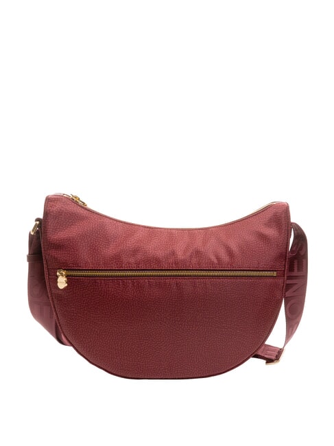 BORBONESE LUNA BAG MIDDLE ECO LINE Sacca a tracolla merlot - Borse Donna