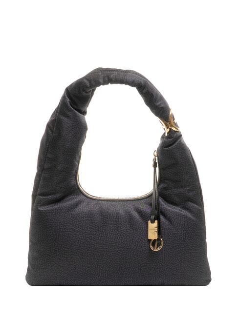 BORBONESE TWINNIE SMALL Borsa a spalla  dark black - Borse Donna