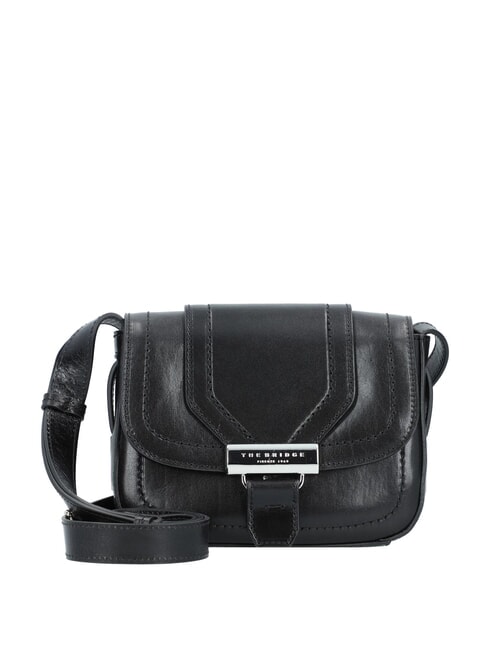 THE BRIDGE BENEDETTA  Mini Bag a tracolla, in pelle Nero Oro - Borse Donna
