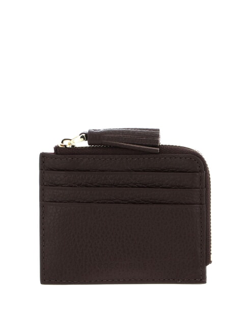 COCCINELLE TASSEL Porta tessere compatto brunette - Portafogli Donna