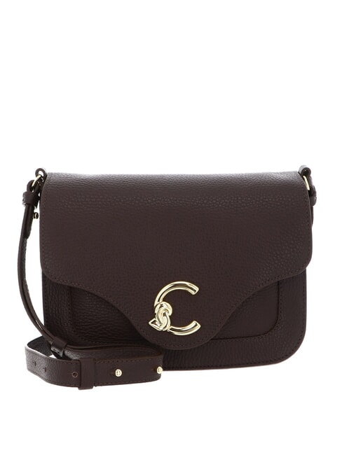 COCCINELLE C-ME Mini Bag a tracolla, in pelle brunette - Borse Donna