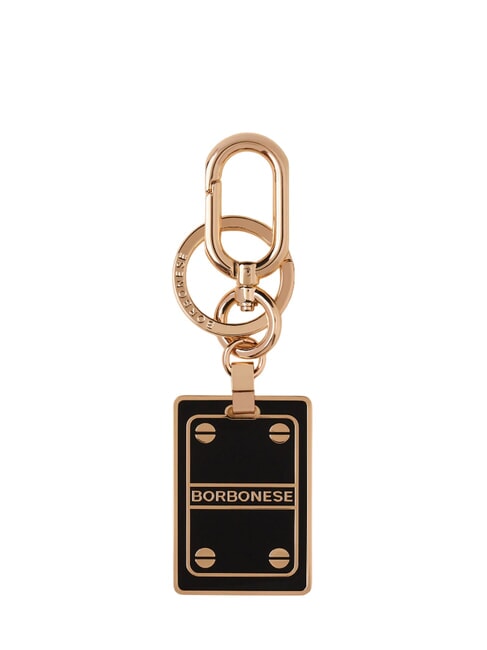 BORBONESE KEYRING Portachiavi nero/oro chiaro free - Portachiavi