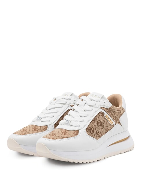 GUESS ENERGY4 Sneakers  Beige/Brown - Scarpe Donna