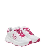 GUESS LUCKEI Sneakers logo 4G White/Fucsia - Scarpe Donna - 1