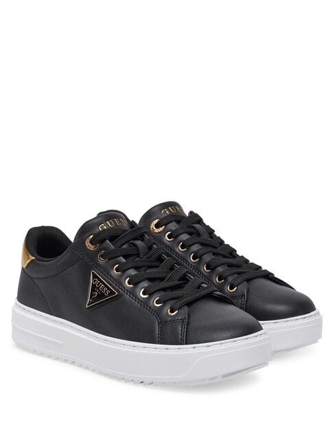 GUESS DENESA Sneakers BLACK GOLD - Scarpe Donna