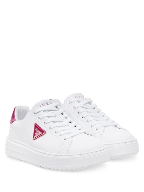 GUESS DENESA Sneakers white/magenta - Scarpe Donna