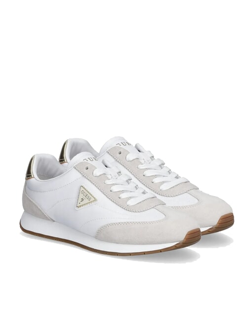 GUESS JOGGIN Sneakers white platino - Scarpe Donna