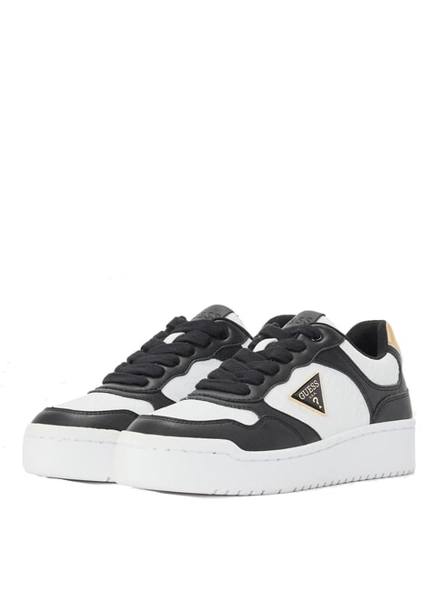 GUESS MIRAM6 Sneakers BLACK BROWN - Scarpe Donna