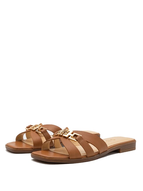 GUESS REALLA Sandali in pelle tan - Scarpe Donna