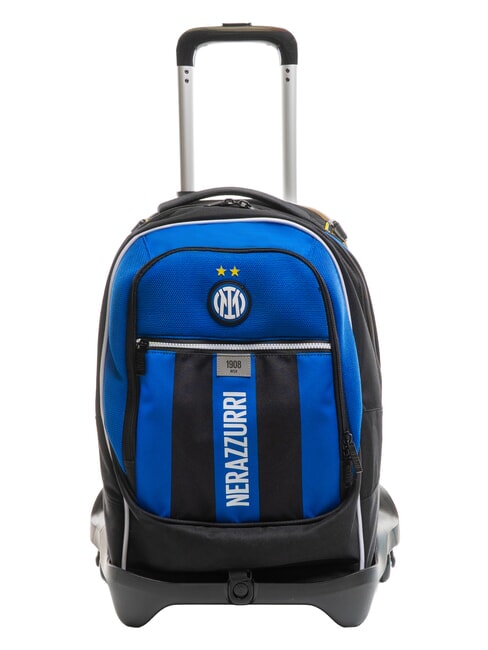 INTER INSIEME PER LA VITTORIA Zaino trolley sganciabile 3 ruote blu elettrico - Zaini con carrello