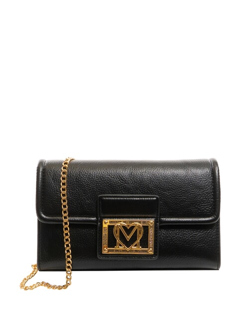 LOVE MOSCHINO SMART DAILY Pochette con catena Nero - Borse Donna