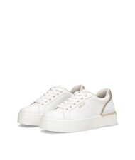 LIUJO PRETTY 06 Sneakers platform in pelle white/light gold - Scarpe Donna - 1