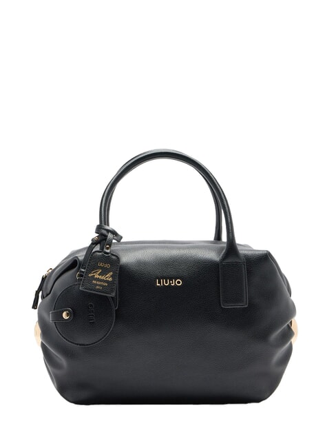 LIUJO AMELIE Borsa bauletto grande con charm NERO - Borse Donna