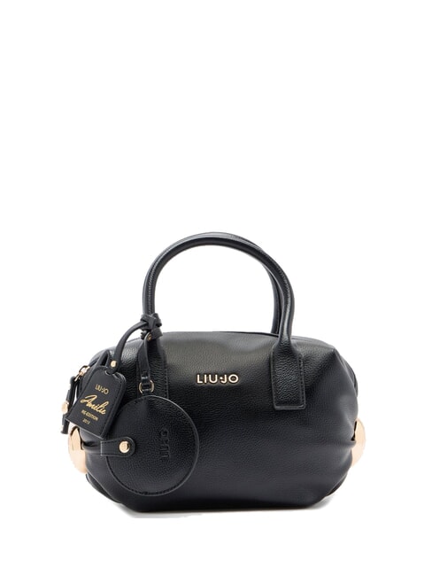 LIUJO AMELIE Borsa bauletto piccola con charm NERO - Borse Donna