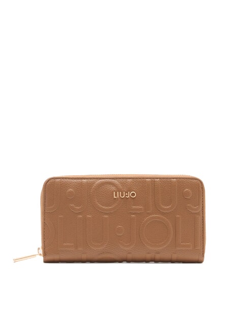 LIUJO CALIWEN Portafoglio grande zip around suede - Portafogli Donna