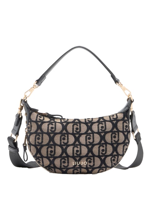 LIUJO KALISKA Borsa a spalla piccola jacquard tabacco - Borse Donna