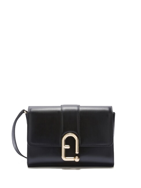 FURLA URBAN Borsa a tracolla piccola in pelle Nero - Borse Donna
