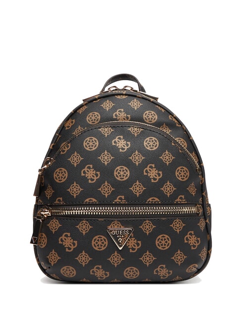 GUESS MANHATTAN 2 Zaino piccolo logo 4G peony mochalog - Borse Donna