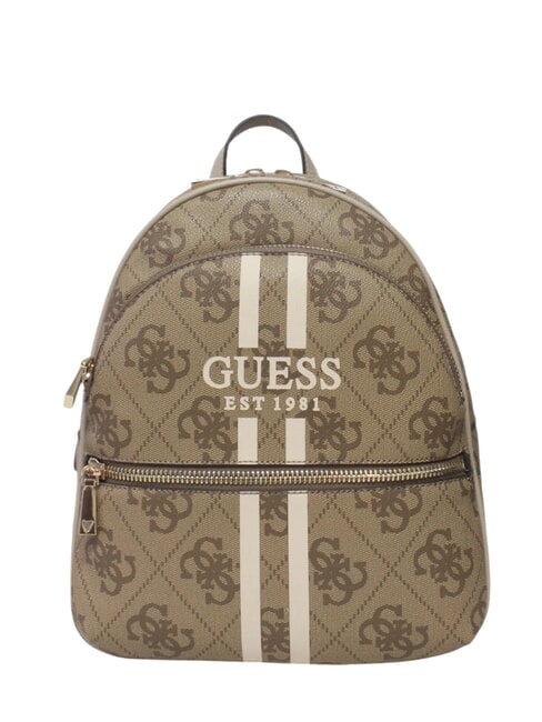 GUESS MANHATTAN 2 Zaino grande stampa logo LATTE LOGO - Borse Donna