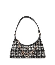GUESS EVERLEE Borsa in tessuto jacquard con charm - Borse Donna