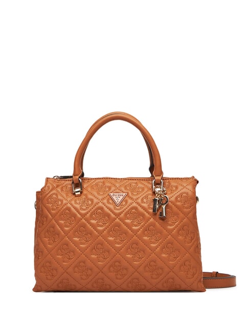 GUESS ADELASIA Borsa a mano con tracolla caramel - Borse Donna