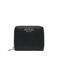 GUESS LAUREL 2  Portafoglio zip around piccolo NERO - Portafogli Donna - 1