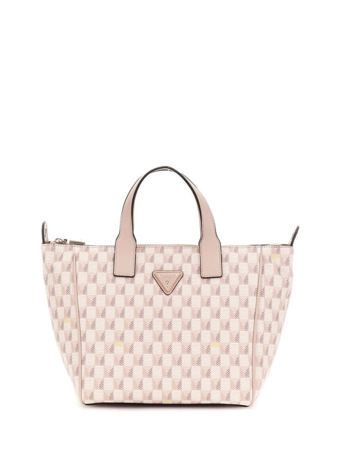GUESS FOLLIE Borsa tote stampa logo jet set blush logo - Borse Donna