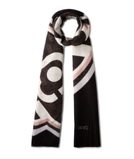 LIUJO LOGO Stola logo floreale - Sciarpe