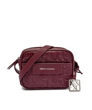 ARMANI EXCHANGE LIZ PEBBLE Borsa camera case logo in rilievo - Borse Donna