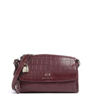 ARMANI EXCHANGE JANE CROCO Borsa a tracolla stampa cocco groove - Borse Donna - 1