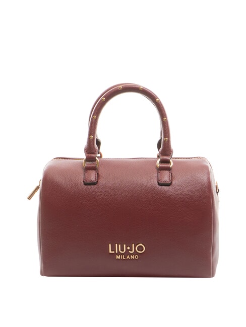 LIUJO EVRIM Borsa a bauletto con borchiette red wine - Borse Donna