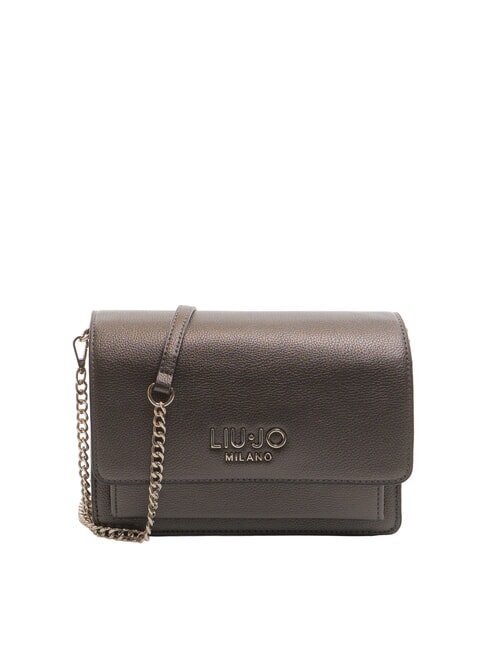 LIUJO CALIWEN Borsa piccola a tracolla con flap antracite met. - Borse Donna