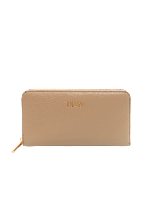 LIUJO CALIWEN Portafoglio grande zip around desert taupe - Portafogli Donna