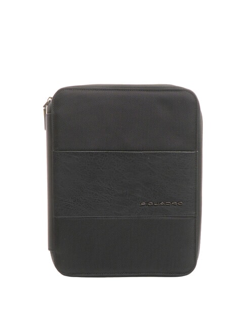 PIQUADRO BRIEF Portablocco con porta tablet e cavi Nero - Porta tablet & Organizer