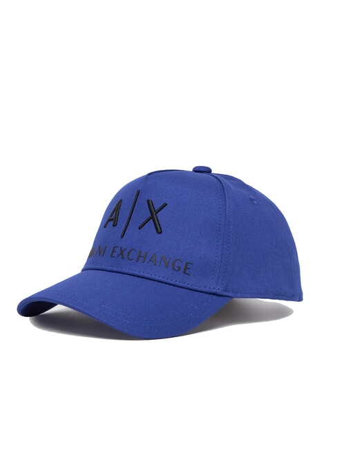 ARMANI EXCHANGE BASEBALL HAT Cappellino ricamo logo mazarine blue - Cappelli