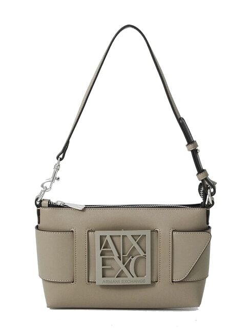 ARMANI EXCHANGE A|X BUCKLE Borsa a spalla brown bass - Borse Donna